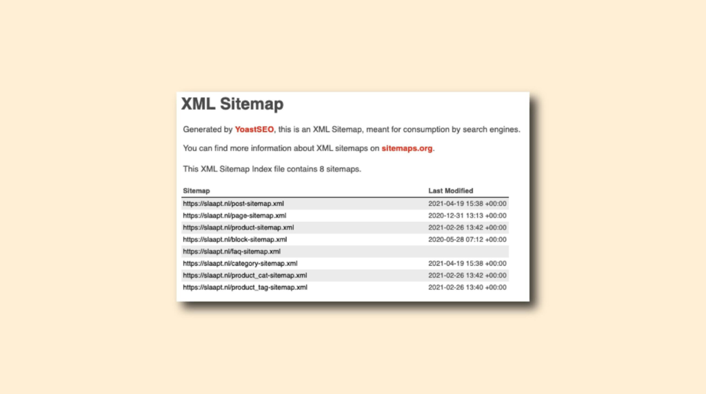 xml sitemap creation